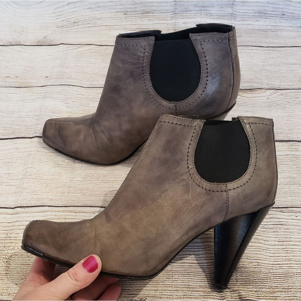 Leather Booties - Picture 4 of 16